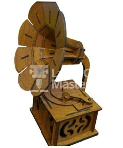 Record Player Laser Cut File