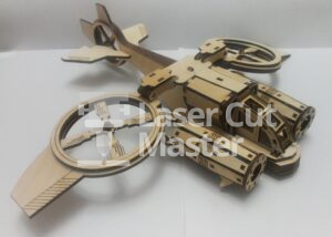Spaceship Laser Cut File