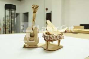 Guitar and Piano Laser Cut File