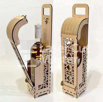 Wine Box Laser Cut File