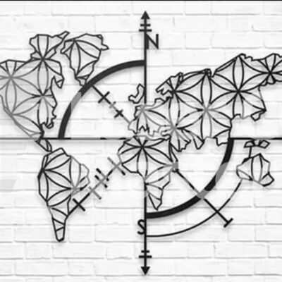 Map Laser Cut File