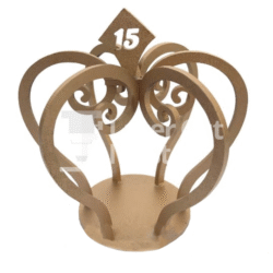 Crown 15 years Laser Cut File