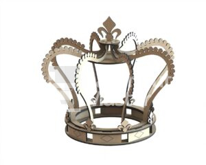 Queen crown Laser Cut File