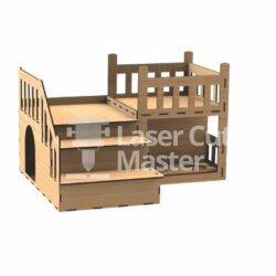 Dog house Laser Cut File