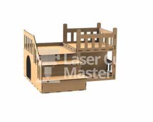 Dog house Laser Cut File