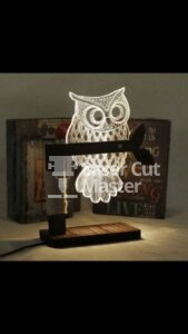 Owl engraved Laser Cut File