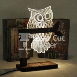 Owl engraved Laser Cut File