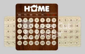 Calendar 2 Laser Cut File