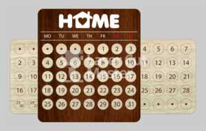 Calendar 2 Laser Cut File
