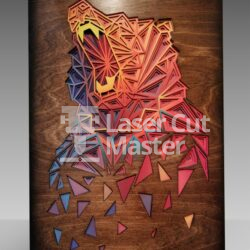 Bear picture Laser Cut File