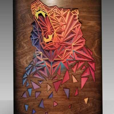 Bear picture Laser Cut File