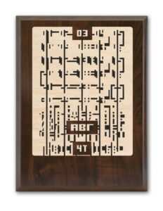 Calendar 3 Laser Cut File