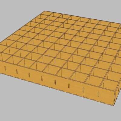 Coin organizer Laser Cut File