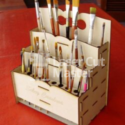 Brushes organizer Laser Cut File