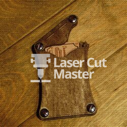 Card holder with embroidery Laser Cut File