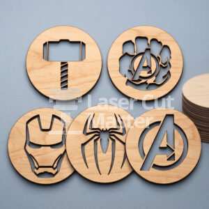 Avengers Coaster Laser Cut File