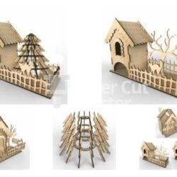 Decoration house Laser Cut File