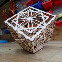 Cube lamp Laser Cut File