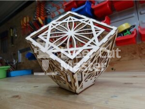 Cube lamp Laser Cut File