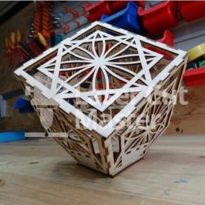 Cube lamp Laser Cut File