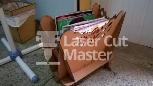 Magazine rack Laser Cut File