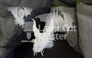 Dragon head Laser Cut File