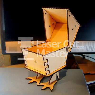 Duck box Laser Cut File