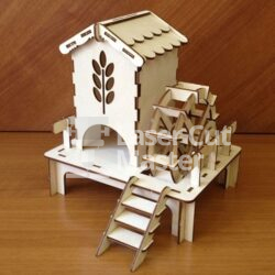 Windmill house Laser Cut File