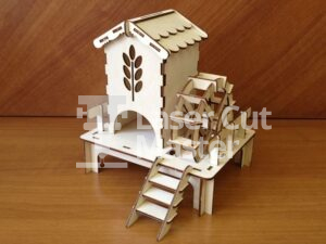 Windmill house Laser Cut File