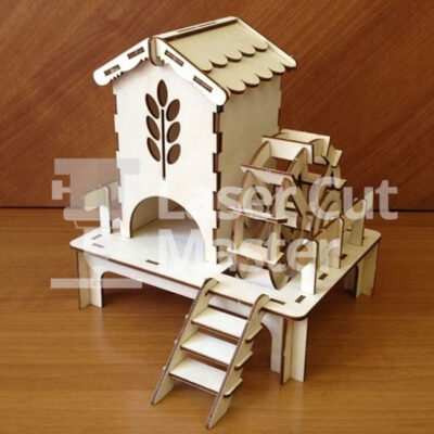 Windmill house Laser Cut File