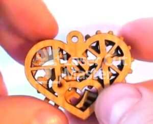 Heart of pine nuts Laser Cut File