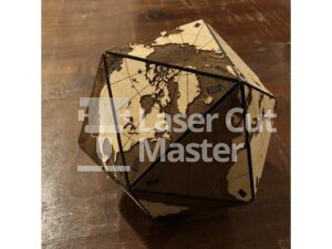 World map Laser Cut File 3