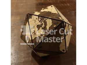 World map Laser Cut File 3