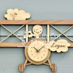 Child picture light aircraft Laser Cut File
