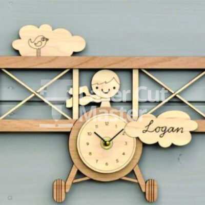 Child picture light aircraft Laser Cut File