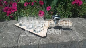 Glasses tray Laser Cut File