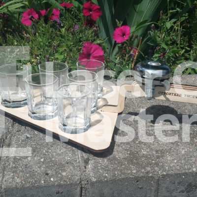 Glasses tray Laser Cut File