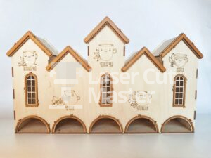 Tea house Laser Cut File