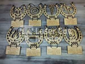 Horseshoes Laser Cut File