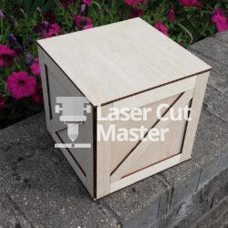 Office cube Laser Cut File