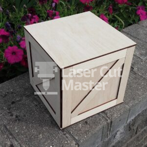 Office cube Laser Cut File