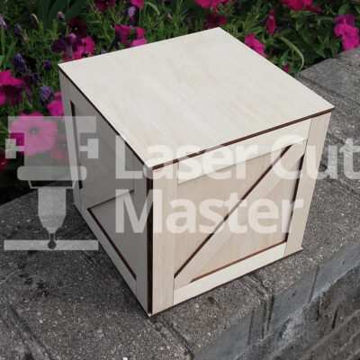 Office cube Laser Cut File