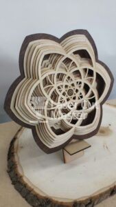 Rose Laser Cut File