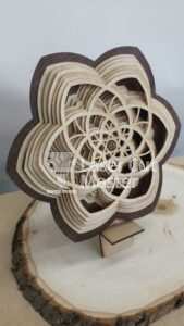 Rose Laser Cut File