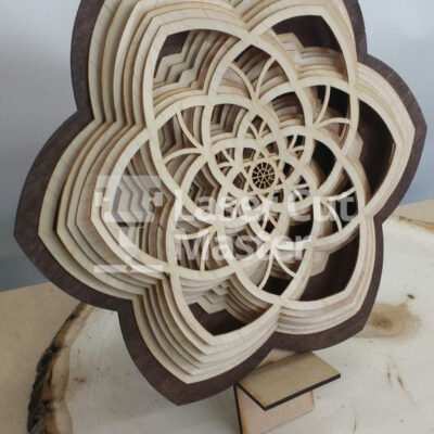 Rose Laser Cut File