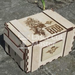 Army chest Laser Cut File