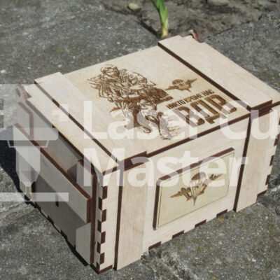 Army chest Laser Cut File