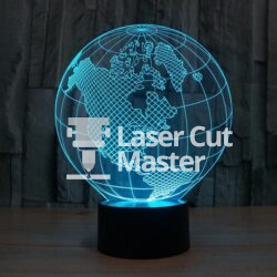 Africa world map Laser Cut File