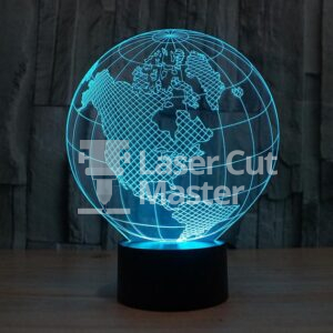 Africa world map Laser Cut File