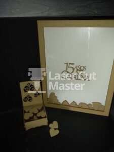 Reminder 15 years Laser Cut File